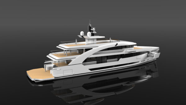 Tommaso Spadolini presents a new concept for a 48 metre yacht with large spaces for long cruises