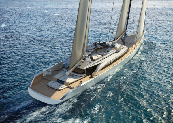 Philippe Briand svela i rendering del nuovo concept ketch KAZE