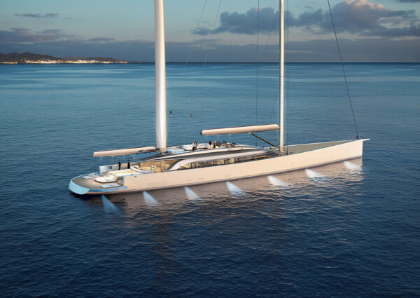 Philippe Briand svela i rendering del nuovo concept ketch KAZE