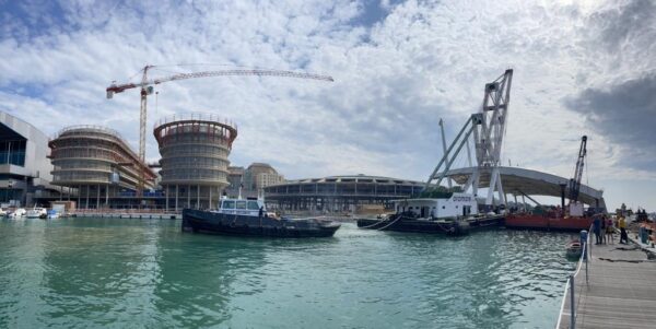 A Genova prende forma il Waterfront di Levante: in arrivo il ponte mobile per il Grand Finale di The Ocean Race