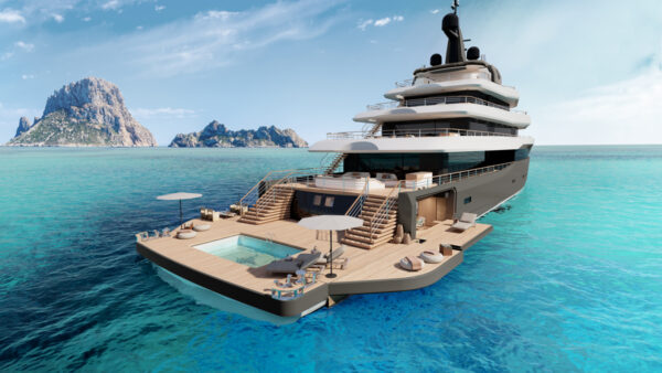 Nauta Design reveals the “Moonflower 72”: renderings of the new 72 metre by Wider