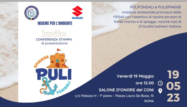 Suzuki e Fipsas insieme per “Pulifondali & Pulispiagge”