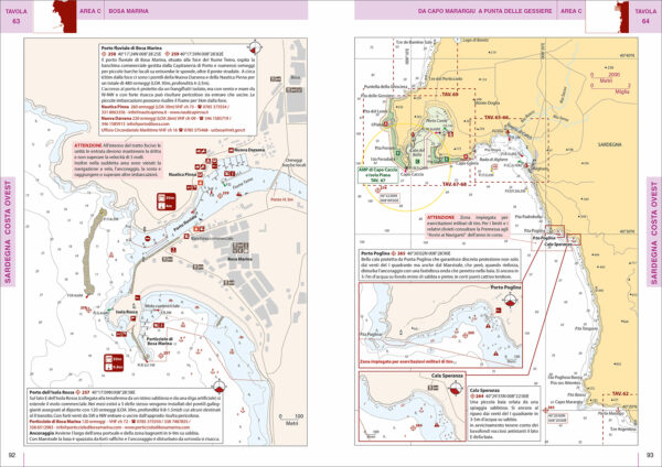 Portolano cartografico Sardegna e Corsica