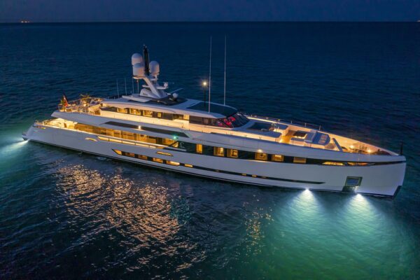 The Columbus Sport 50-metre superyacht, “K2” receives the Fraser 2023 Best Charter Vessel award