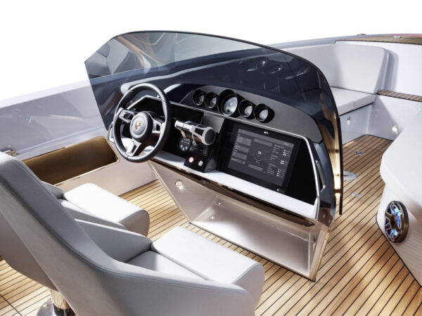 Il daycruiser Frauscher x Porsche 850 Fantom Air avrà un’interfaccia touchscreen integrata di Raymarine