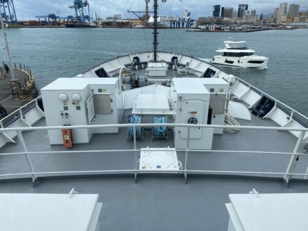 A bordo di Gaia Blu, la nave oceanografica del CNR