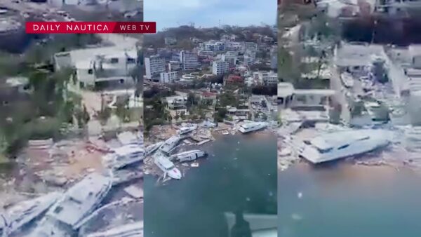 L’uragano Otis distrugge centinaia di yacht ad Acapulco