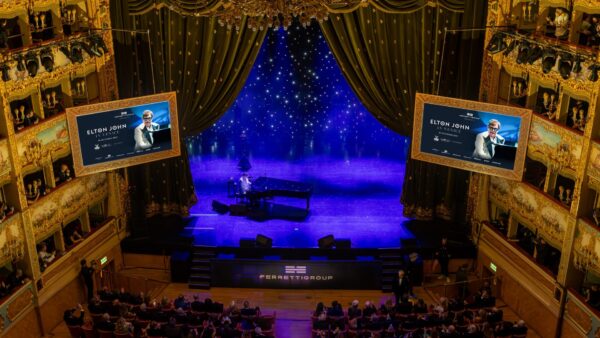 Elton John al Gran Teatro La Fenice di Venezia per Ferretti Group