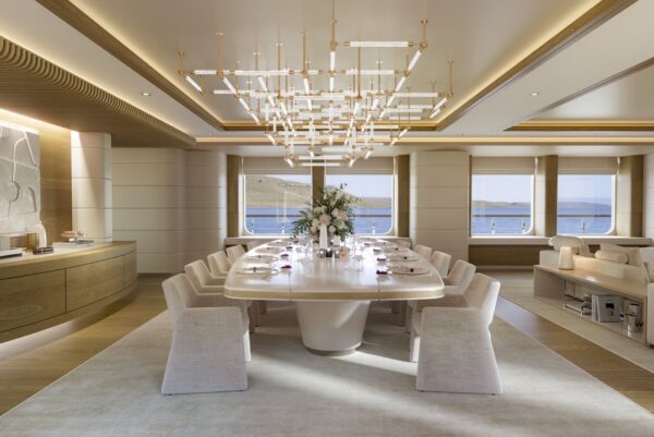 Bohemian crystal by Preciosa Lighting on mega yachts