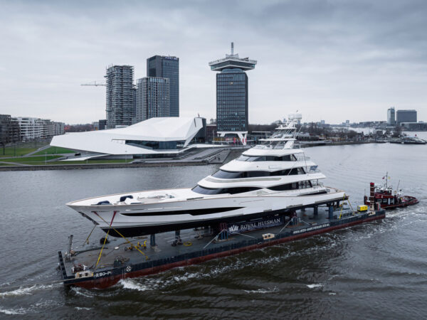 “Big Fisher” by Royal Huisman is ready for launch: the biggest fishing yacht in the world