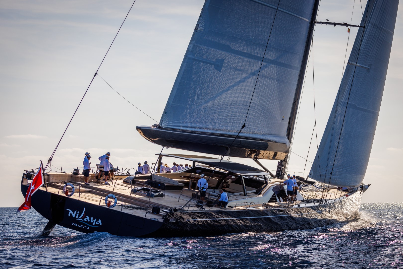 Il s/y Nilaya (foto Carlo Borlenghi)