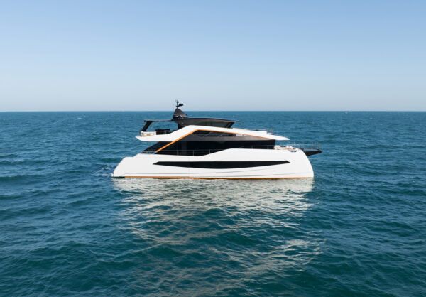 Italian debut for the WiderCat 92 at the Venice Boat Show