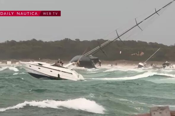 yacht affondato ponza