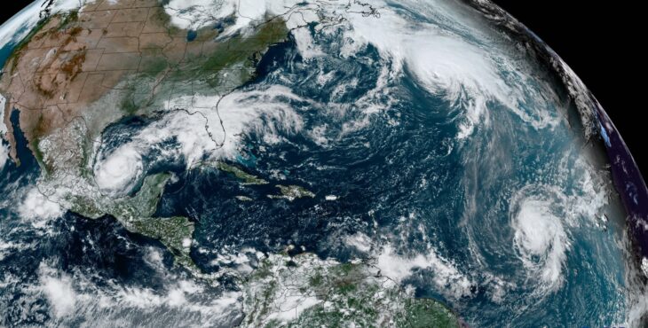 Three hurricanes swirl in Atlantic Basin