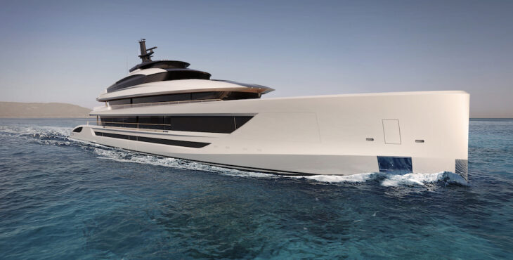 Hydro Tec present their new concept, Valiant: 80 metres of elegance inspired by the automotive industry