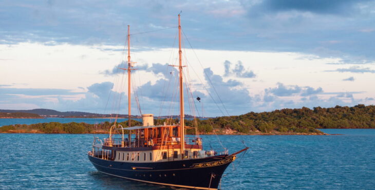 Lo storico motoveliero Atlantide torna al suo antico splendore grazie a Royal Huisman – Le foto