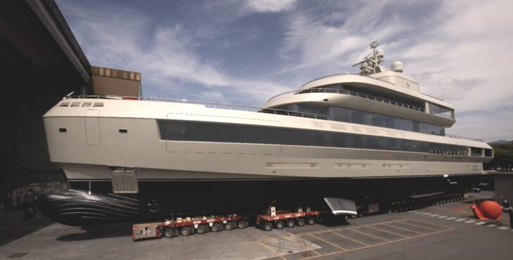 Admiral Armani 72 megayacht launched