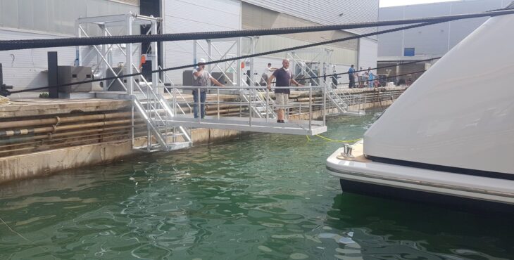 Navaltecnosud presenta le passerelle pensate per ogni tipo di banchina