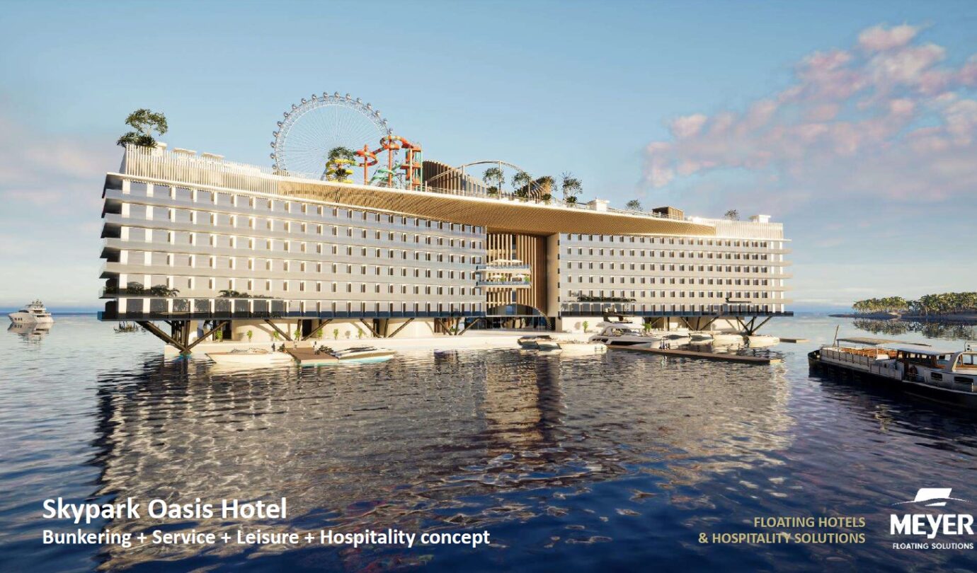 skypark oasis hotel meyer floating solutions