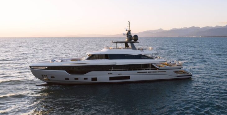 Azimut present their new Grande Trideck with interiors by m2atelier