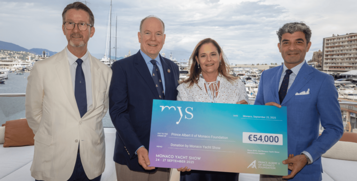 Il Monaco Yacht Show rinnova il sostegno alla Fondazione Principe Alberto II in difesa dell’ambiente