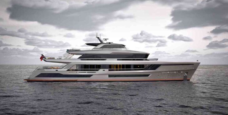 The first vessel by Ocean Yachts presented at Monaco
