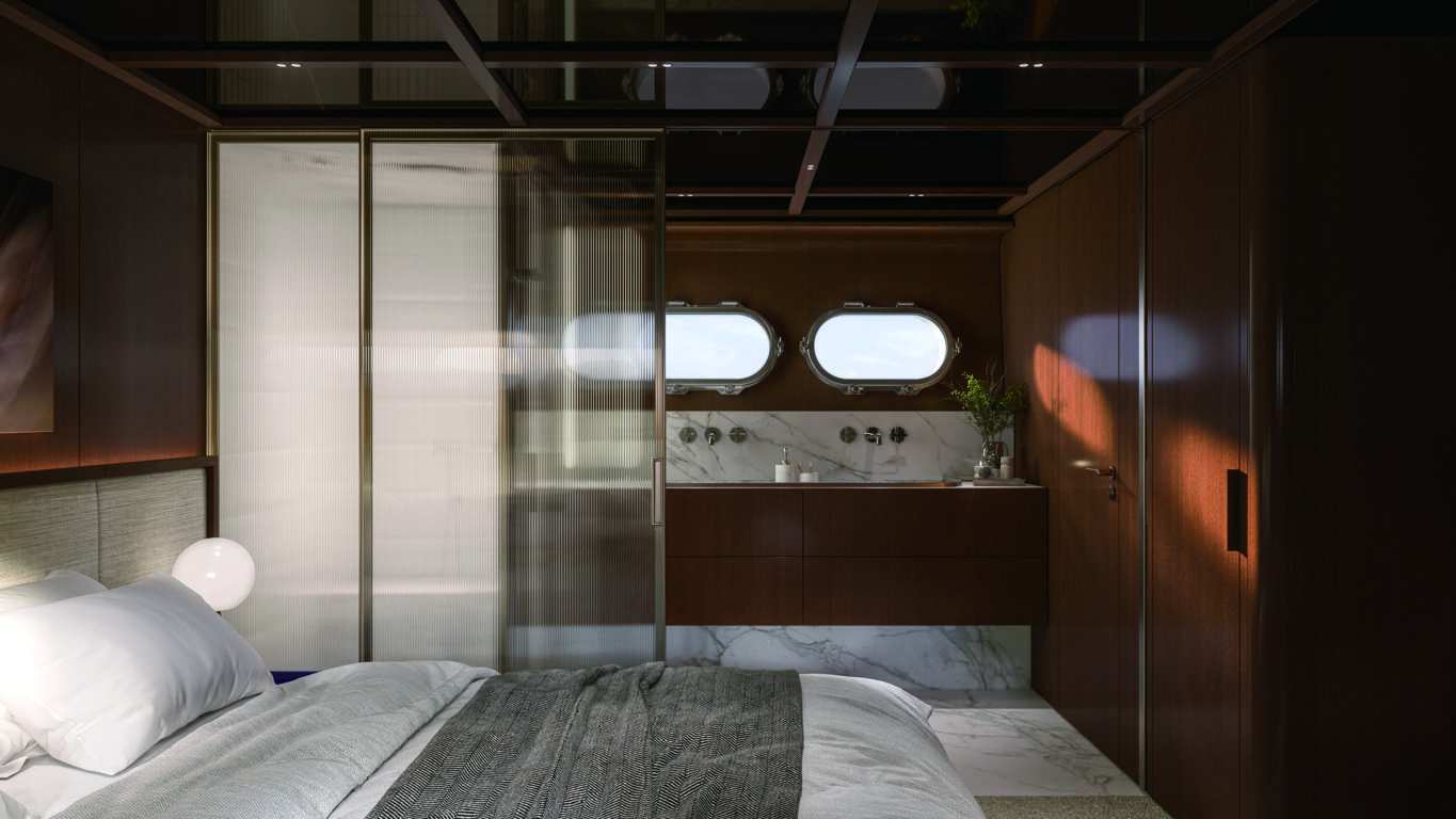 SHE Sanlorenzo owner's cabin