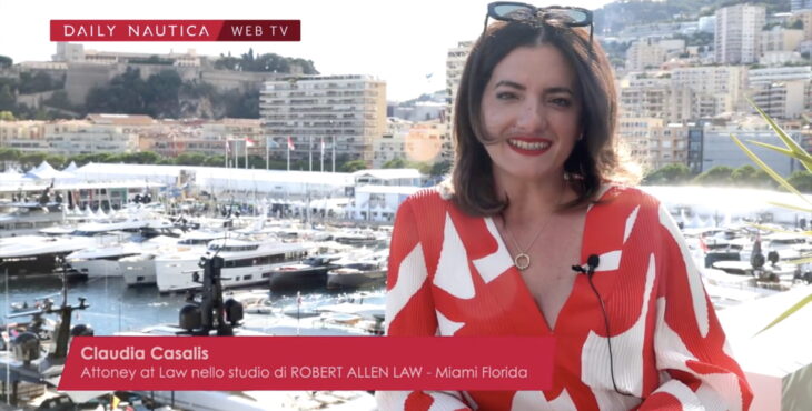 Intervista Avv. Claudia Casalis al Monaco Yacht Show