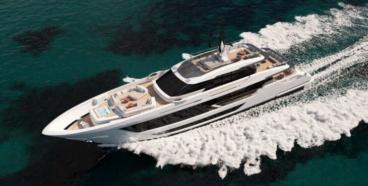 Custom Line Saetta 128’: exclusive design and ultimate liveability